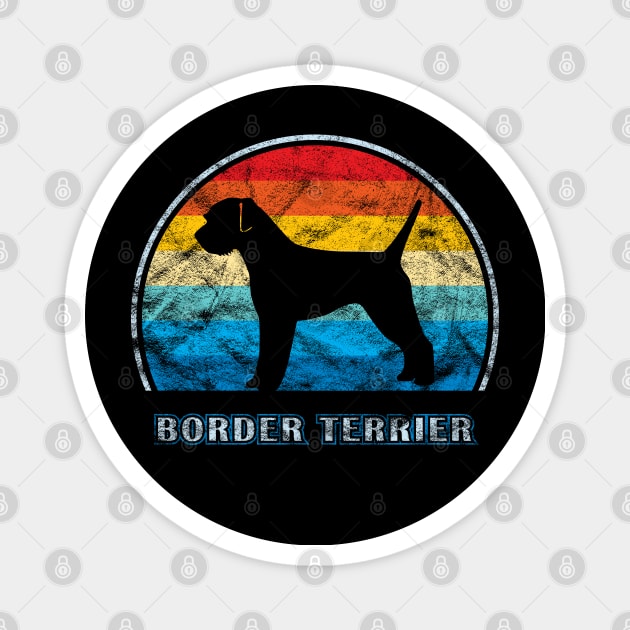 Border Terrier Vintage Design Dog Magnet by millersye